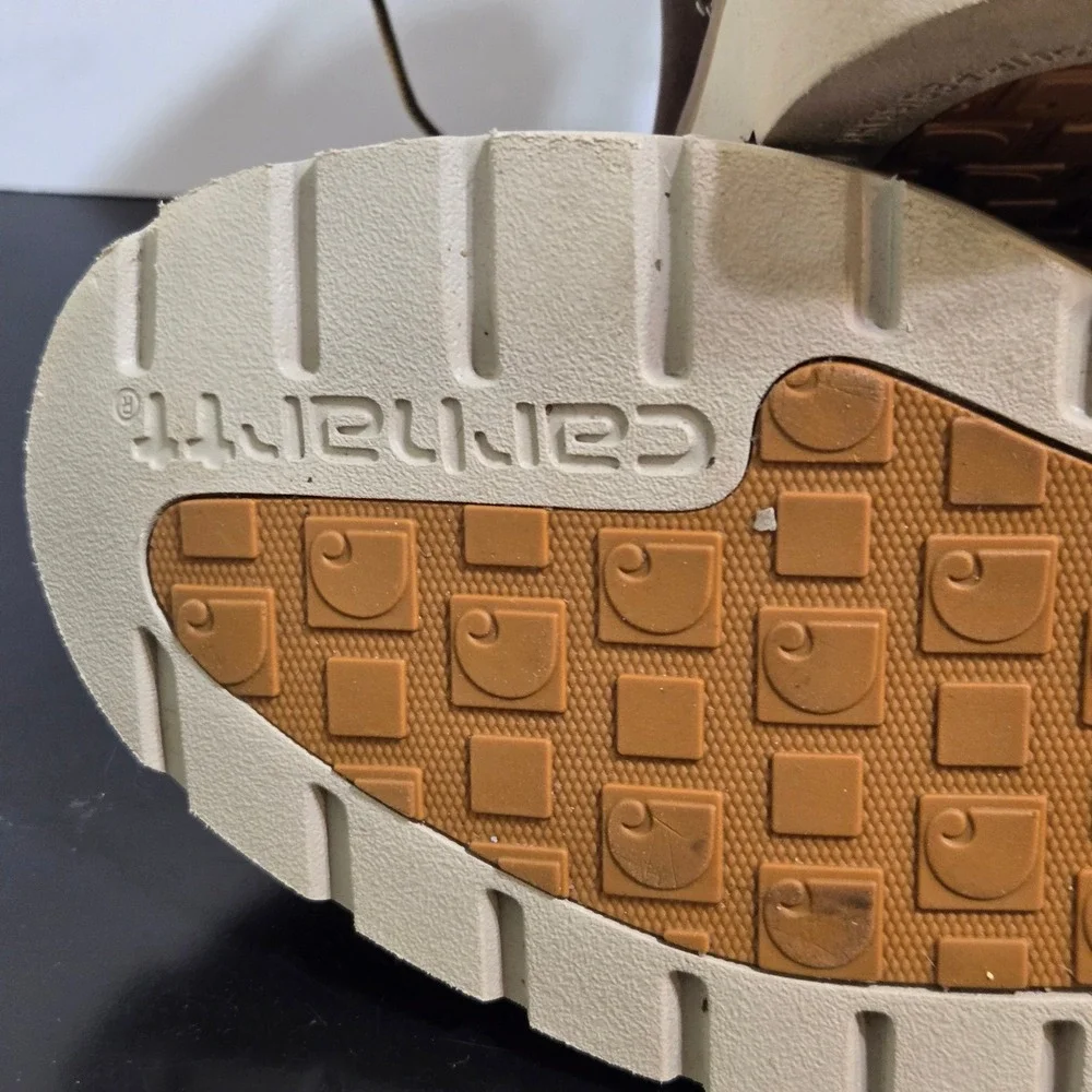 Carhartt Wedge Sole Boot Mens 10.5 Brown Waterproof Moc Toe Work CMW6295